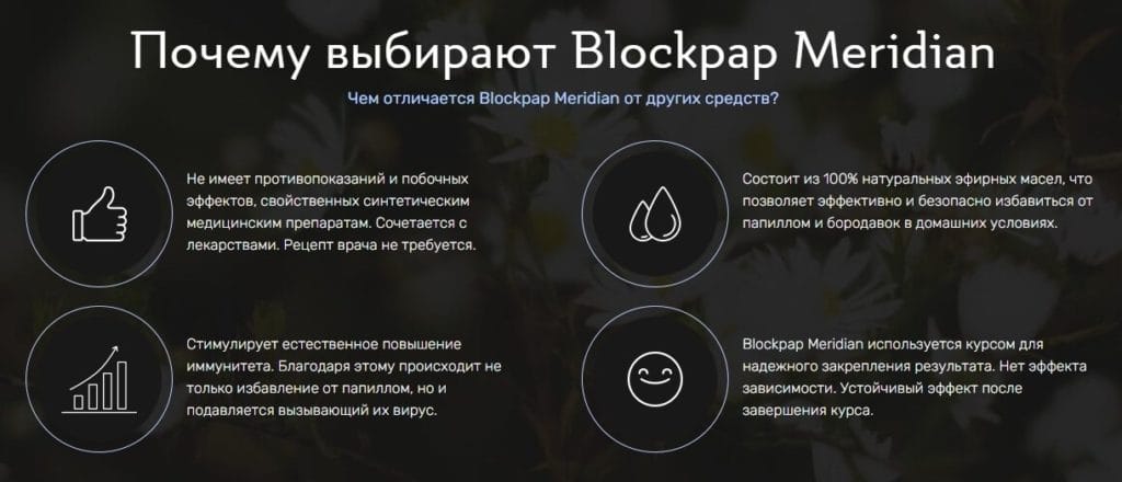 Blockpap Meridian ΠΎΡ ΠΏΠ°ΠΏΠΈΠ»Π»ΠΎΠΌ ΠΎΡ ΡΠ΅Π³ΠΎ