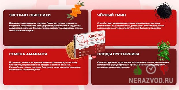 Кардипал для здоровья сердечно-сосудистой системы
