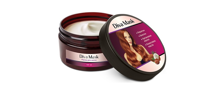 Diva Mask маска для укрепления и здоровья волос: обогащена целебными маслами и протеинами!