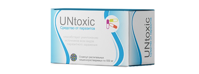 UNtoxic от паразитов: содержит исключительно растительные компоненты!
